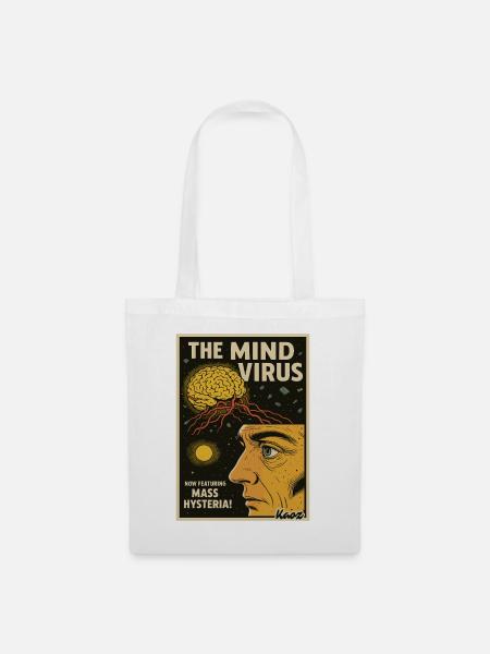 Mind Virus Poster: Massenhysterie - Stoffbeutel - Weiß