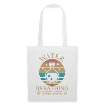Water Breathing Trank Fantasy Rollenspiel RPG - Stoffbeutel - Weiß - Vorne