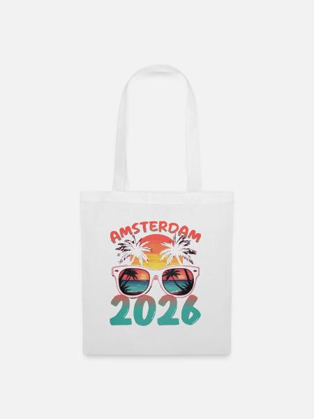 Amsterdam 2026 - Stoffbeutel - Weiß