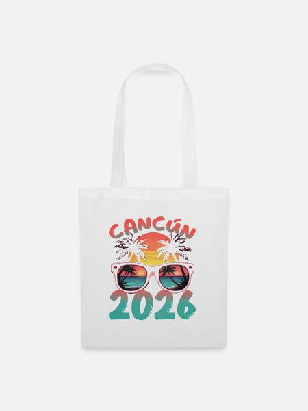 Cancun 2026 - Stoffbeutel - Weiß