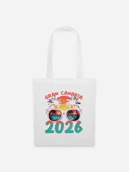 Gran Canaria 2026 - Stoffbeutel - Weiß
