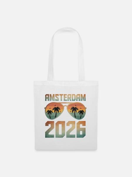 Amsterdam 2026 - Stoffbeutel - Weiß