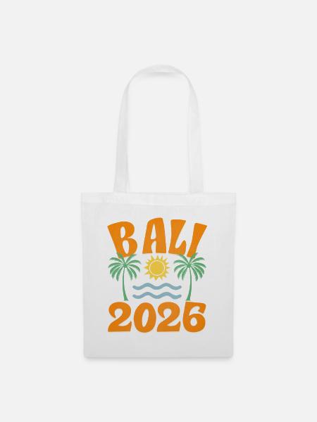 Bali 2026 - Stoffbeutel - Weiß