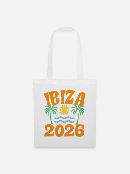 Ibiza 2026 - Stoffbeutel - Weiß