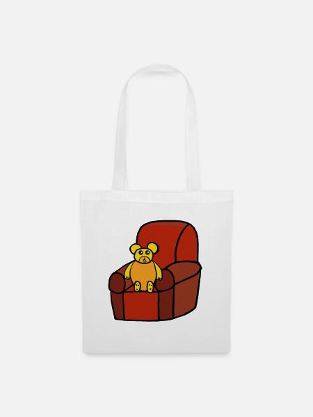 Teddy Teddybär Kinder Bär - Stoffbeutel - Weiß