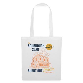Boulanger au pain au levain La Dalle au levain - Sac en tissu - blanc - Devant