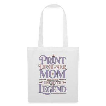 Maman créatrice d’estampes L’idole L’experte en impression mythique - Sac en tissu - blanc - Devant