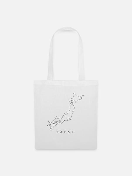 Japan Land  - Stoffbeutel - Weiß