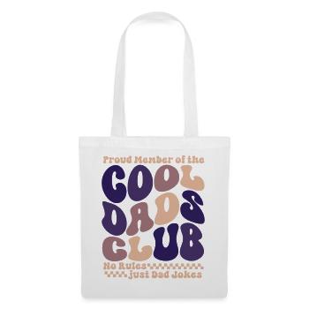 Cool Dads Club - Papa Vatertag Geschenk - Stoffbeutel - Weiß - Vorne