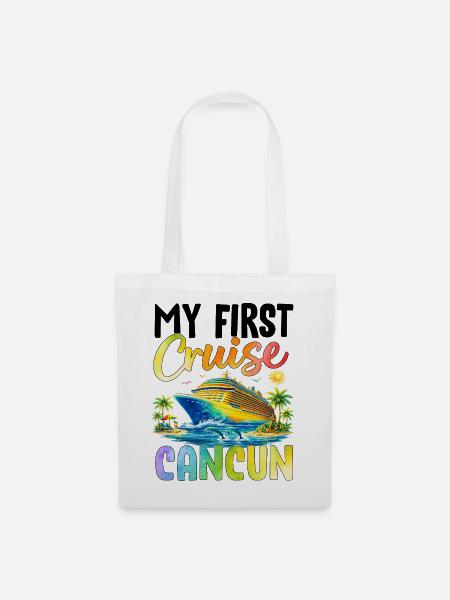 My First Cruise Cancun - Stoffbeutel - Weiß