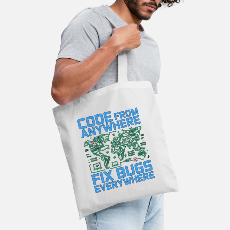Remote Developer Code From Anywhere Remote Tech Tote Bag