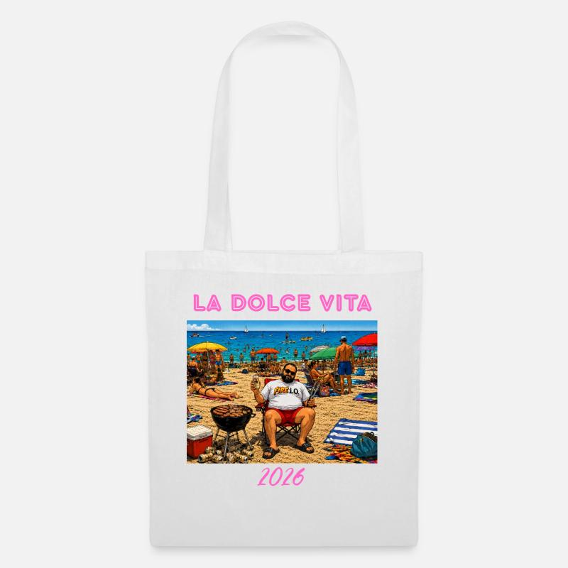 LA_DOLCE_VITA - Stoffbeutel - Weiß