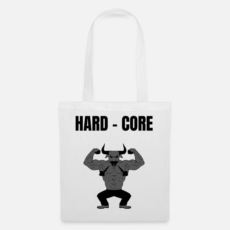 Hard Core Minotaurus Power - Stoffbeutel - Weiß