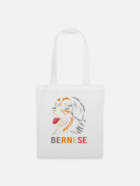 Berner Sennenhund - Stoffbeutel - Weiß