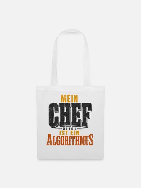 Chaos als Algorithmus - Stoffbeutel - Weiß