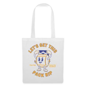 Faisons ce paquet Arracher de nouveaux tirages CardBreak - Sac en tissu - blanc - Devant