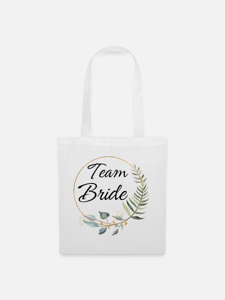 Team-Braut-Matching - Stoffbeutel - Weiß