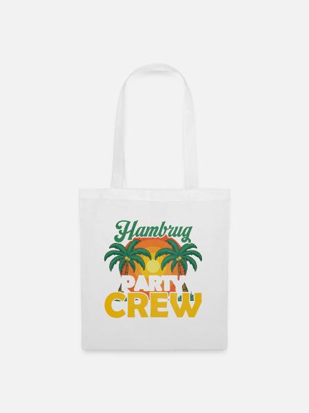 Hamburg Party Crew - Stoffbeutel - Weiß