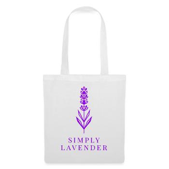 Einfach Lavendel - Stoffbeutel - Weiß - Vorne