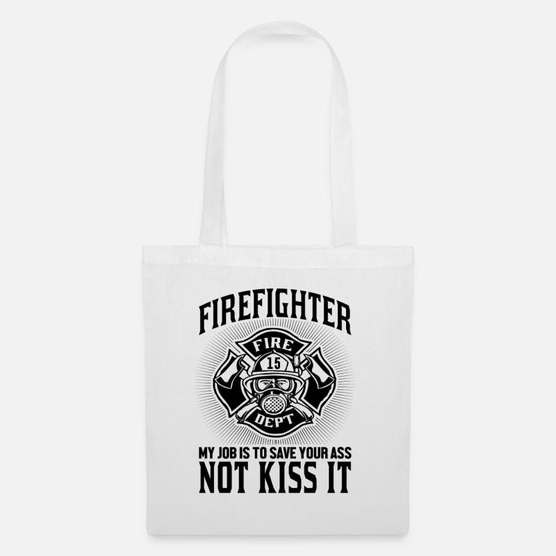Fire_Fighter - Stoffbeutel - Weiß