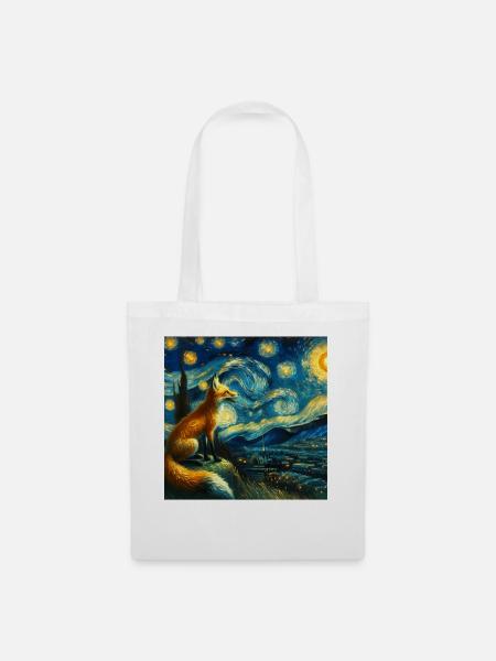 Swiftfuchs Starry Night - Stoffbeutel - Weiß