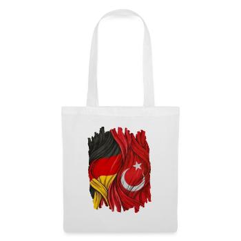 Proud of Germany and Turkey Flags - Tote Bag - white - Front