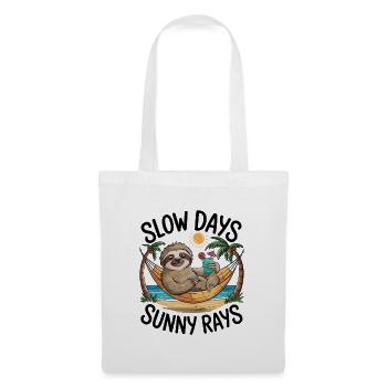 Sloth Beach Hammock - Tote Bag - white - Front