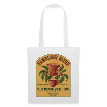 Petit-déjeuner Café Dawnlight Blend Slow Morning Club - Sac en tissu - blanc - Devant