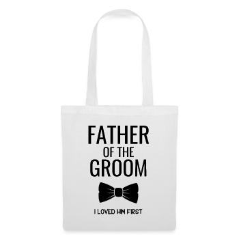 Père Marié Nœud Papu - Sac en tissu - blanc - Devant