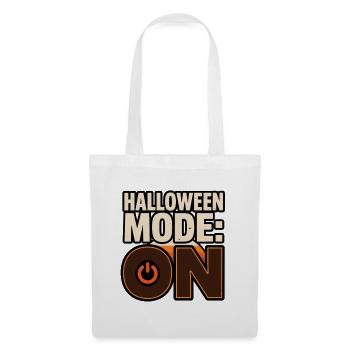 Drôle d’Halloween – Mode Halloween activé - Sac en tissu - blanc - Devant