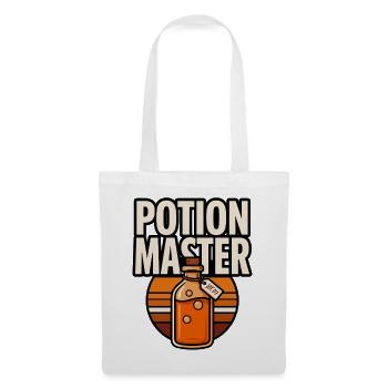 Potion d’Halloween – Maître des potions - Sac en tissu - blanc - Devant