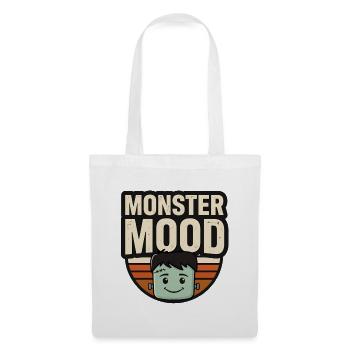 Süßes Halloween-Monster – Monsterstimmung - Stoffbeutel - Weiß - Vorne
