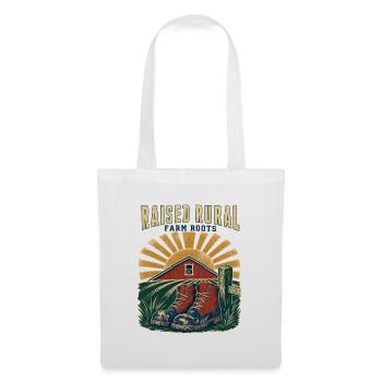 Raised Rural Farm Roots, Farm Life Southern Pride - Tote Bag - white - Front