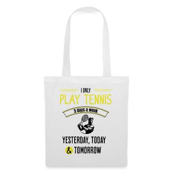 Funny Tennis Quote - Tote Bag - white - Front