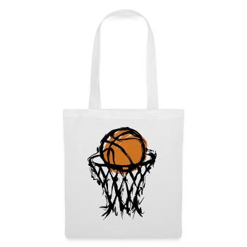 Basketball  - Stoffbeutel - Weiß - Vorne