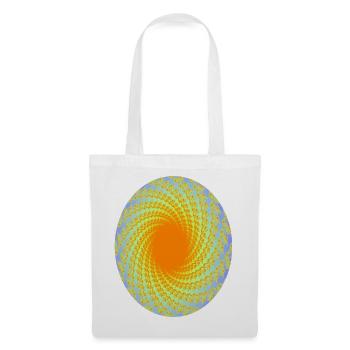 Spiral of orange in lavender - Tote Bag - white - Front