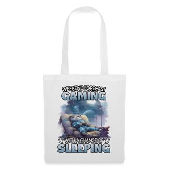 Weekend Forecast Gaming Panda - Tote Bag - white - Front