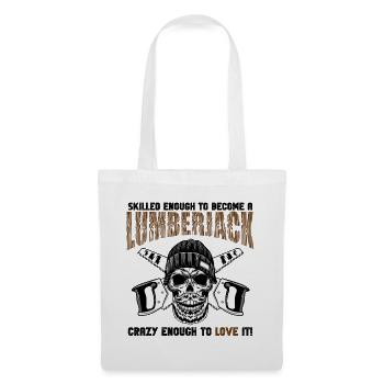 Lumberjack Skull Saws - Tote Bag - white - Front