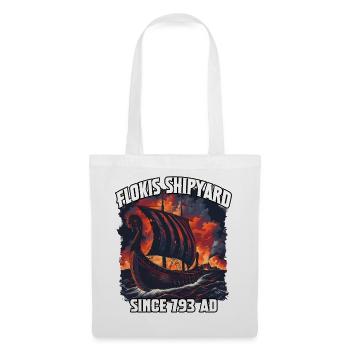 Ciel d’incendie du chantier naval Viking - Sac en tissu - blanc - Devant