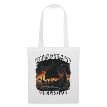 Viking Ship Flame Horizon - Tote Bag - white - Front