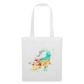 Splash Art Wild Crocodile - Tote Bag - white - Front