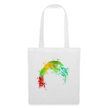 Flamingo Splash Art - Tote Bag - white - Front