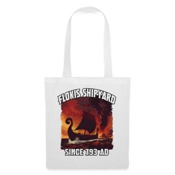 Floki Shipyard Fire 193AD - Tote Bag - white - Front