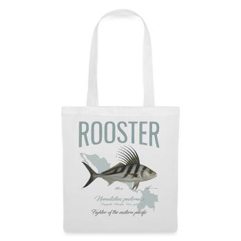 Rooster Fisch Inshore Angeln im Pazifik in Amerika - Stoffbeutel - Weiß - Vorne