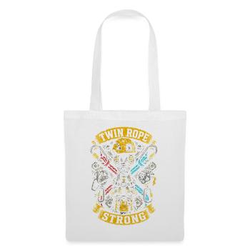 Industrial Climber Height Worker Twin Rope Strong - Tote Bag - white - Front