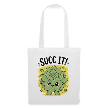 Jardinage urbain succ It Plantes amoureuses des plantes - Sac en tissu - blanc - Devant