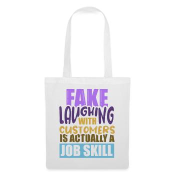 Serveur Barman Barchef - Sac en tissu - blanc - Devant