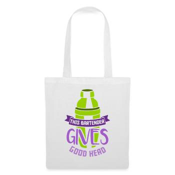 Serveur Barman Barchef - Sac en tissu - blanc - Devant