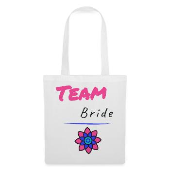 EVJF. MARIEE. TEAM. TEAM MARIEE. FUTURE MARIEE - Sac en tissu - blanc - Devant