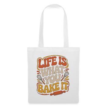 Pastry Chef Life Is What You Bake It Bakery Chef - Tote Bag - white - Front